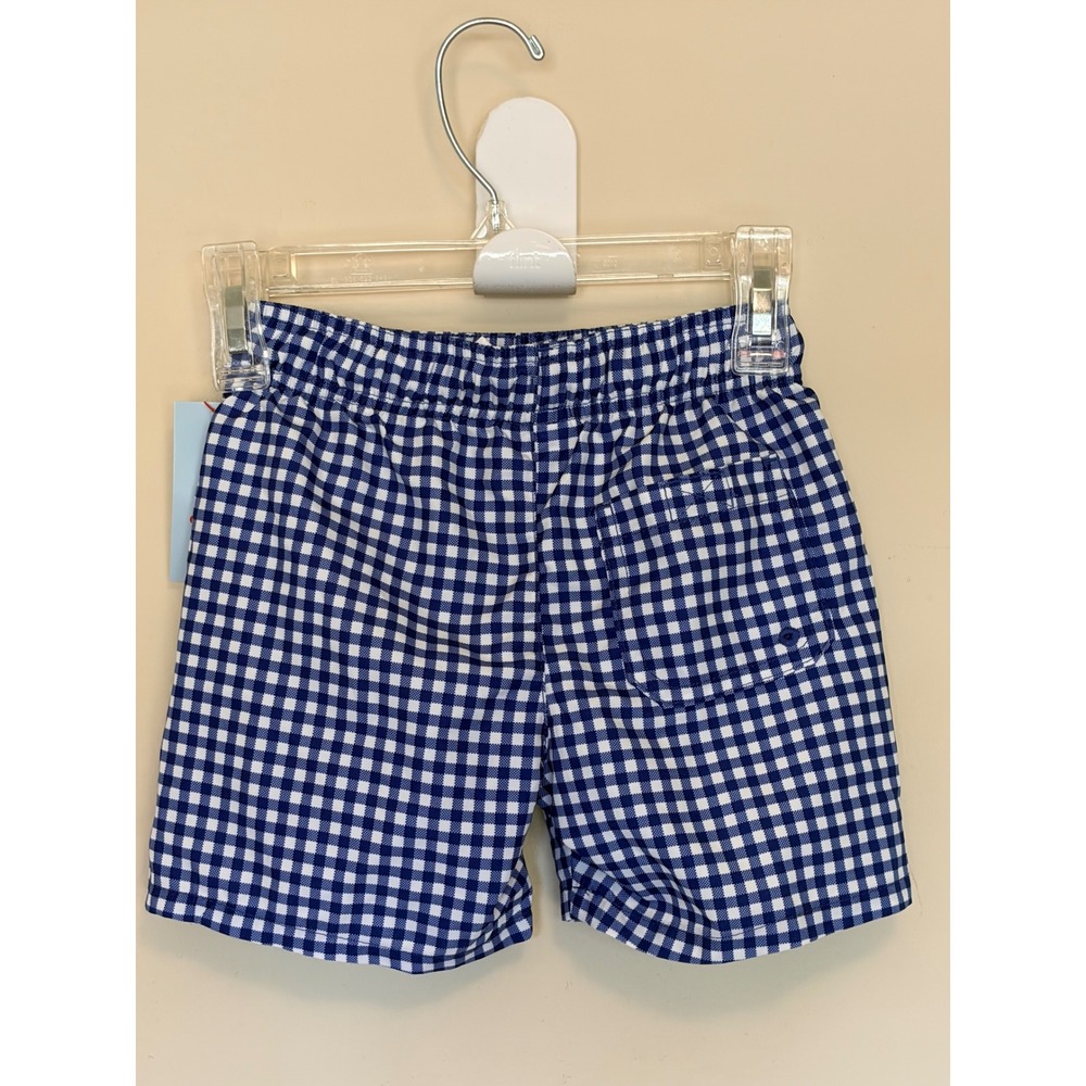 Cat & Jack Blue Gingham Mesh Lined Swim Trunks Shorts Toddler Boy 3T NEW NWT - Picture 5 of 9